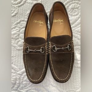 Men’s 11  Alan Payne dark brown suede loafer